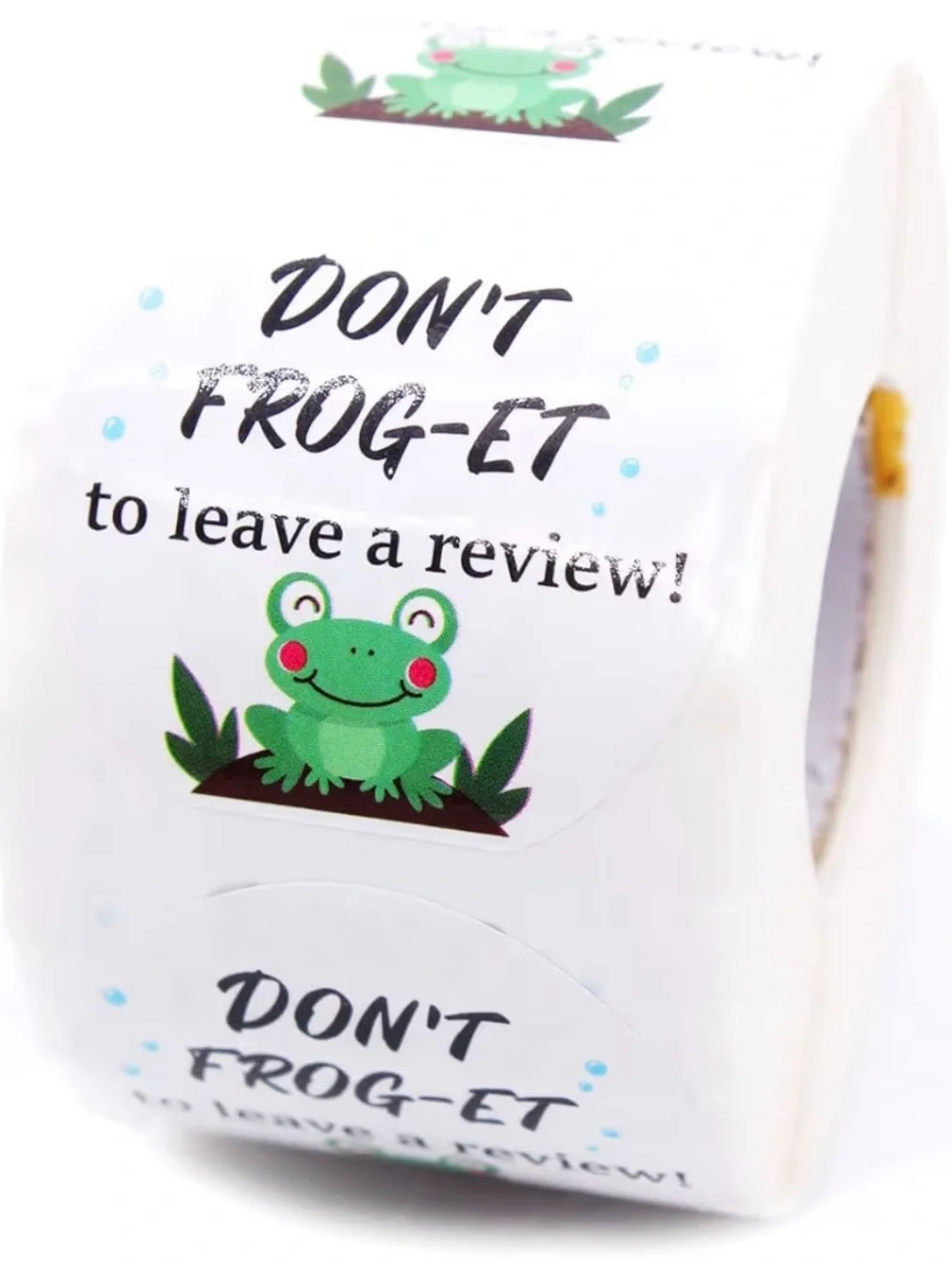 50 Don't Frog-et to Leave a Review 1.5” Stickers
